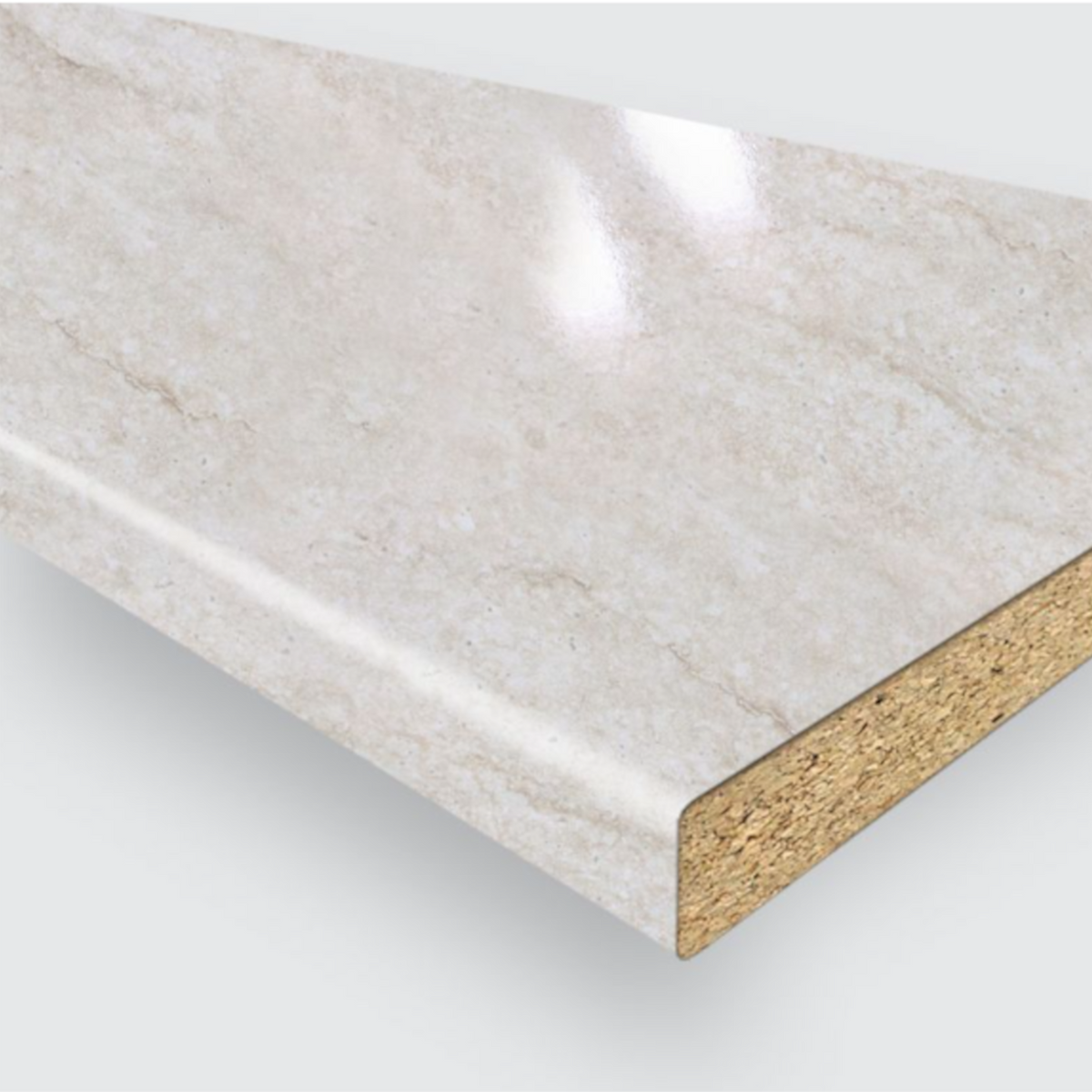 Blat Bucatarie Termorezistent 100cm x60cm, Culoare Travertin, Grosime 2,8cm
