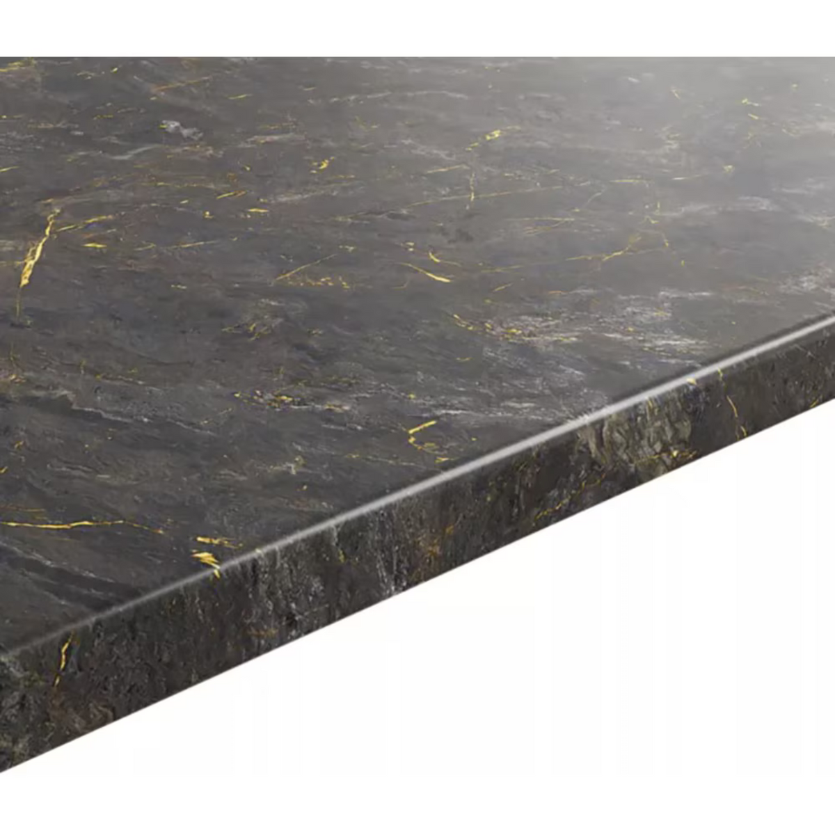 Blat Bucatarie Termorezistent 180cm x 60cm, Culoare Negru Marmura, Grosime 2,8cm