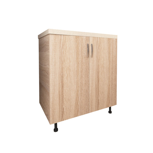 Corp Baza Bucatarie Cu Blat Termorezistent, L60cm x H90cm x A50cm, Culoare  Sonoma, Pal 18mm