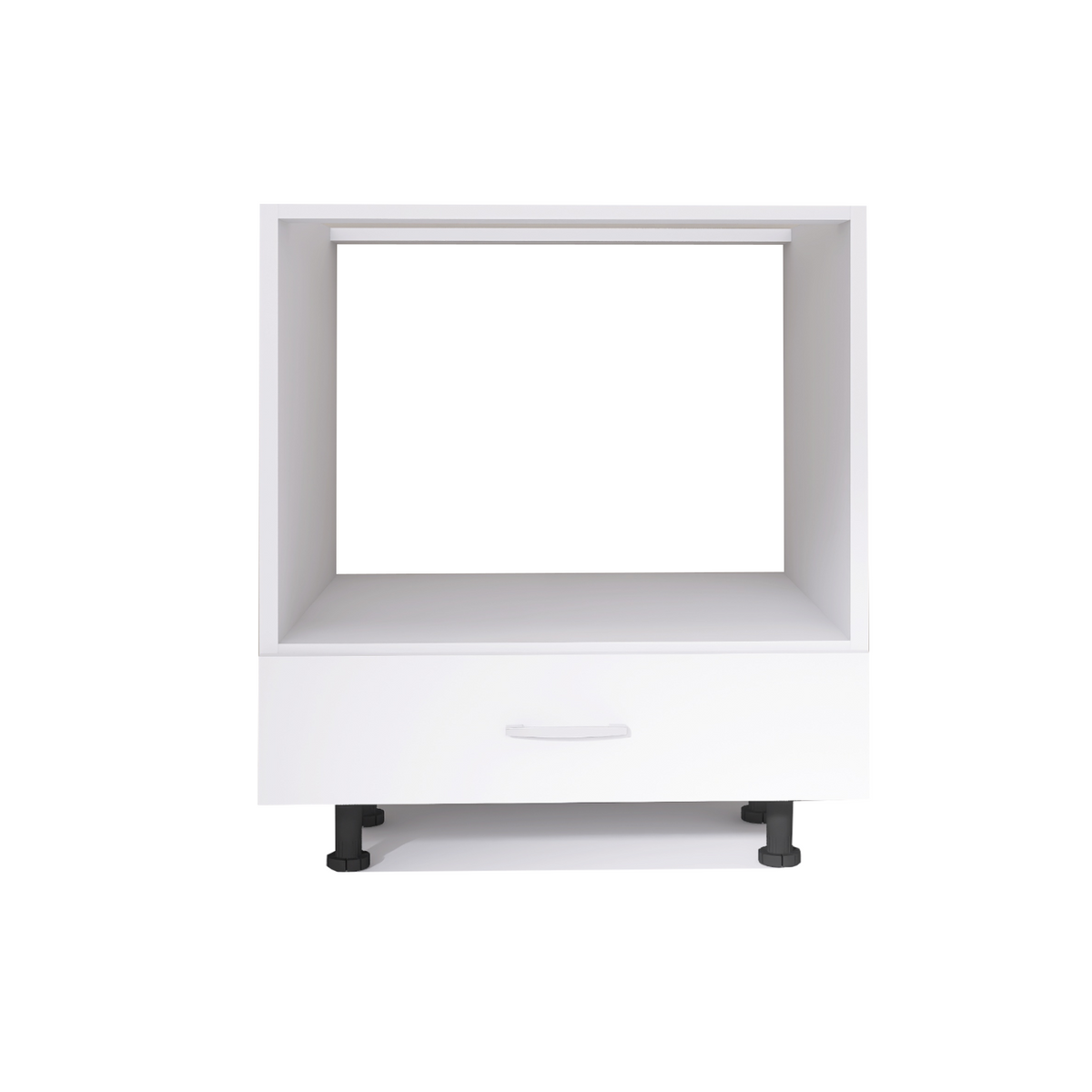 Corp Inferior Cuptor, L60xH90xA50cm, Material Pal 18mm, Culoare Alb - imagine 3