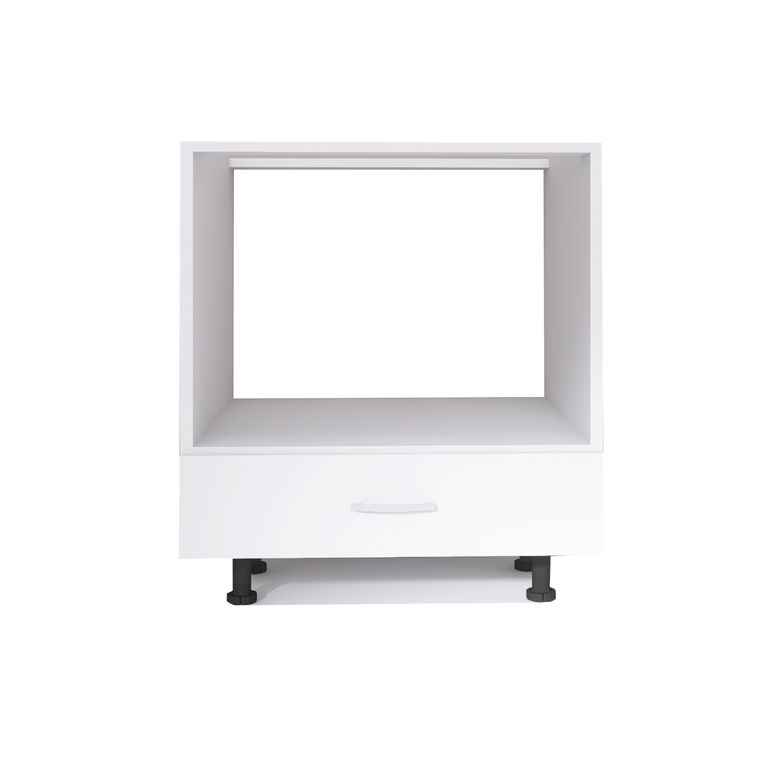 Corp Inferior Cuptor, L60xH90xA50cm, Material Pal 18mm, Culoare Alb - imagine 3