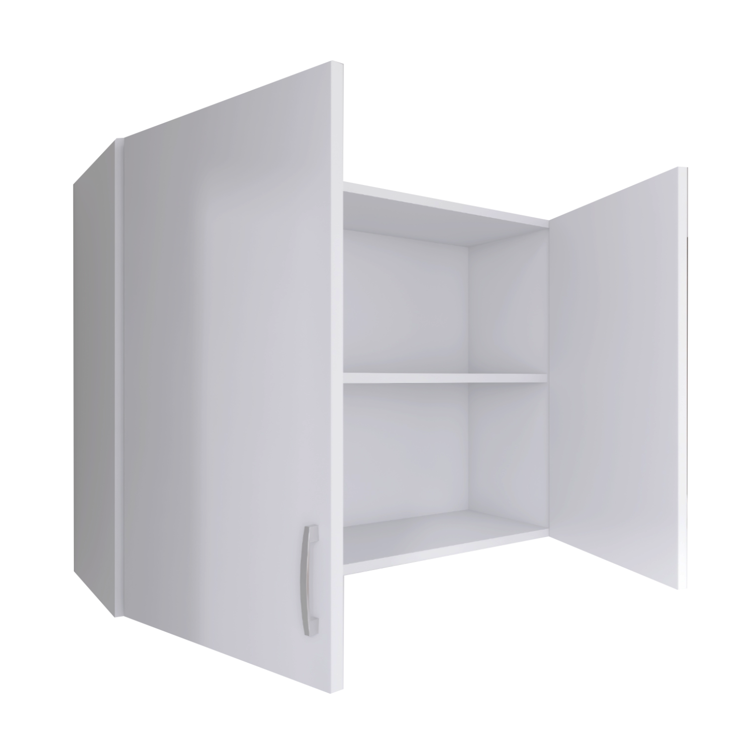 Corp Suspendat ELA L60 x H70 x A32 Cm, Culoare Alb, Pal 18mm - imagine 3