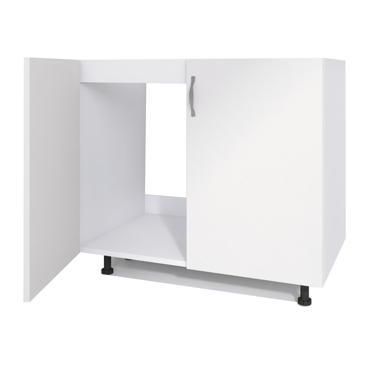 Masca chiuveta Alb Mat , L80xH87xA50 cm, Pal 18mm - imagine 2